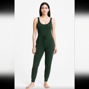 Universal Standard Green Superfine Terry Jogger Onepiece Jumpsuit 2SX (8)
